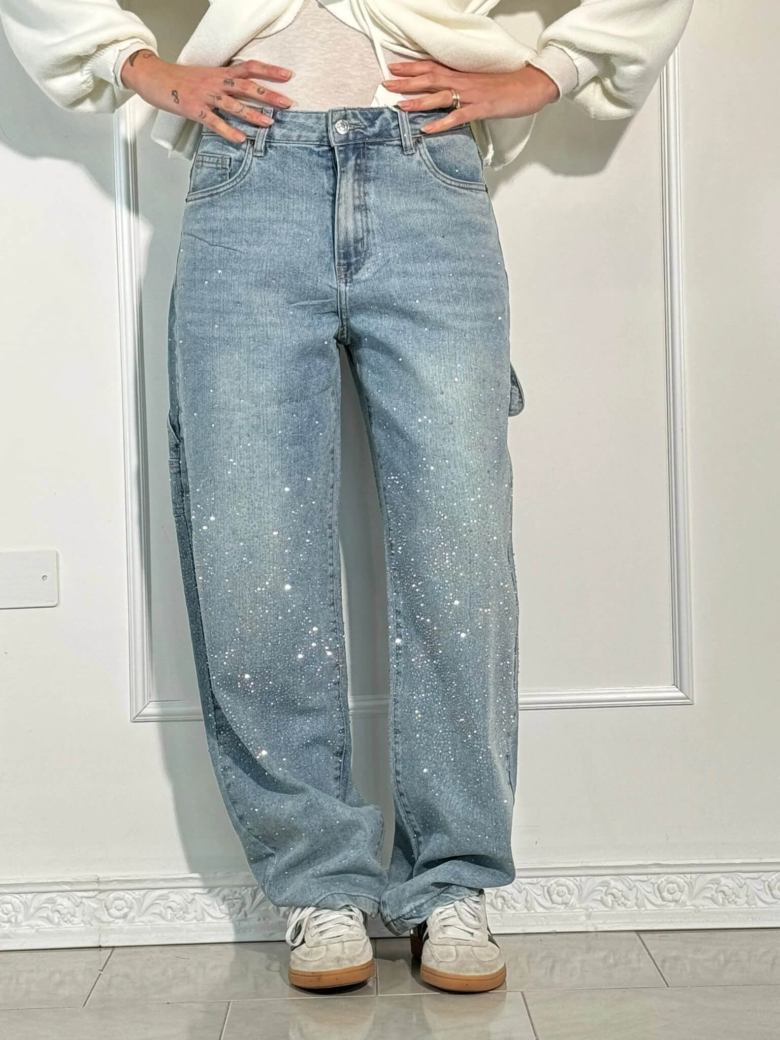 Jolene™ – High-Waisted Pants with Wide Legs