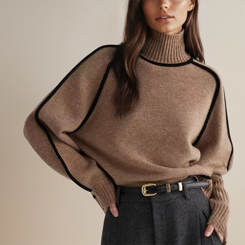 Emilie | High Neck Sweater