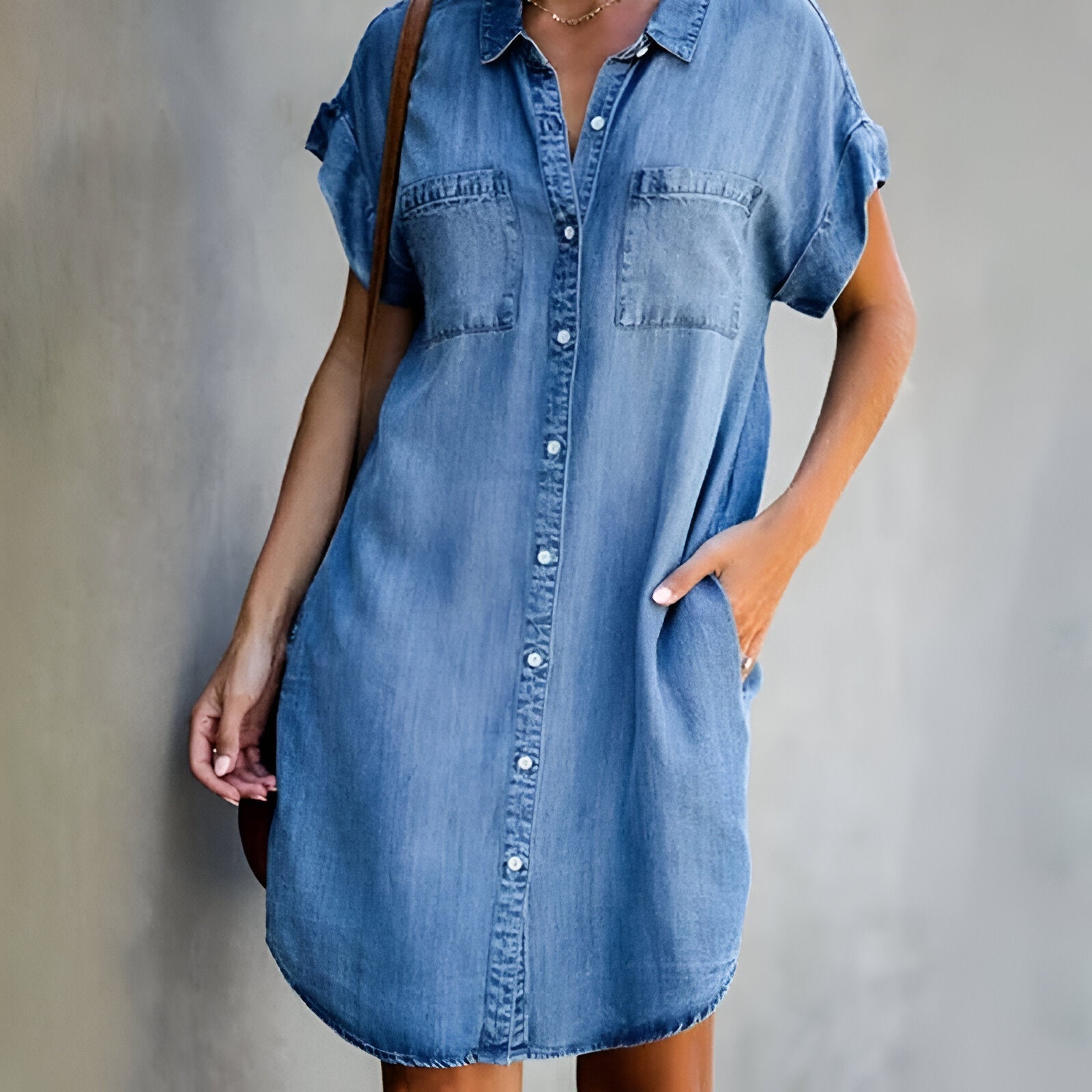 Valmora™ - Casual Denim Dress